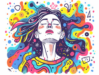 Vibrant Kaleidoscope Person: Embracing Diversity, Creativity, and the Joys of Life