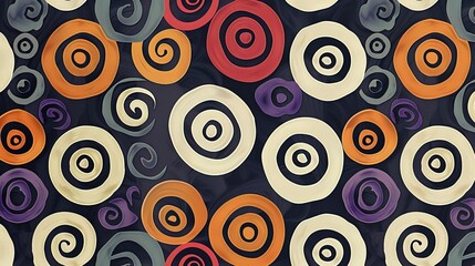 Swirl pattern wallpaper