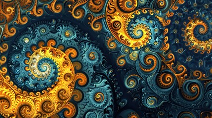 Swirl pattern wallpaper
