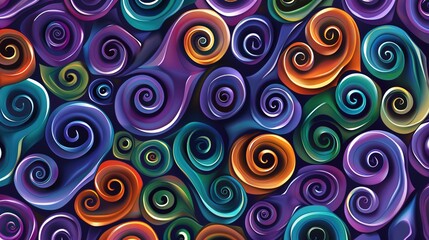 Swirl pattern wallpaper