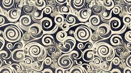 Swirl pattern wallpaper