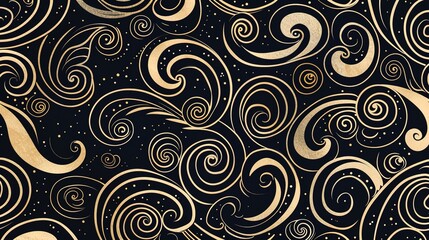 Swirl pattern wallpaper