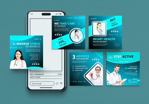 Healthcare Social Media Post Template