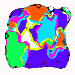 colorful abstract background . 