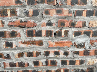 brick wall background close up