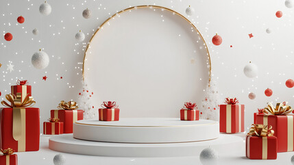 Beautiful Christmas colorful small and big present gift boxes background merry Christmas and happy new year