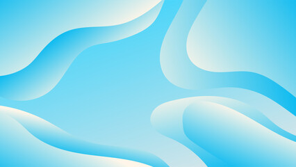 ABSTRACT BLUE BACKGROUND ELEGANT GRADIENT SMOOTH LIQUID COLORFUL DESIGN WITH HNAD DRAWN SHAPES VECTOR TEMPLATE GOOD FOR MODERN WEBSITE, WALLPAPER, COVER DESIGN 