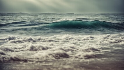 Obraz premium storm over the sea