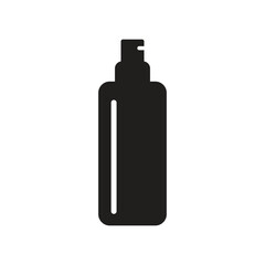Spray icon logo silhouette design template illustration