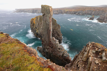 The Chimney, at Spillars Cove in Newfoundland and Labrador, Canada