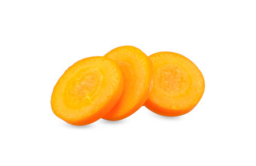 Carrot vegetable isolated on white background