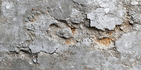 Weathered Concrete Wall With Cracks and Flakes