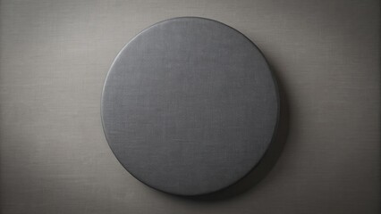Sleek charcoal grey canvas with floating circle , modern, minimalism, abstract, design, art, clean, geometric, simple, contemporary
