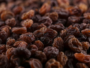 Obraz premium Photo of Dried Raisins, Plump and Sweet