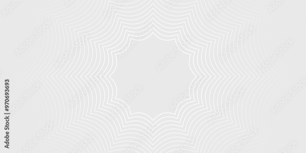 Poster white geometric abstract background overlapping layers on bright space with line effect decoration. 