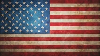 Fototapeta premium American style background with USA flag elements, USA, United States, flag, stars and stripes