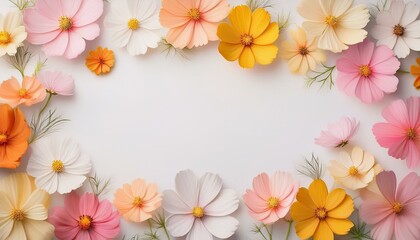 Obraz premium frame of flowers