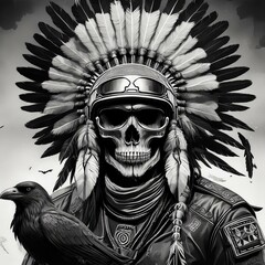 SKull indian MC