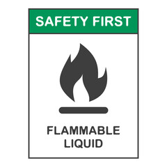 burn hazard flat symbol