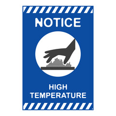 burn hazard flat symbol