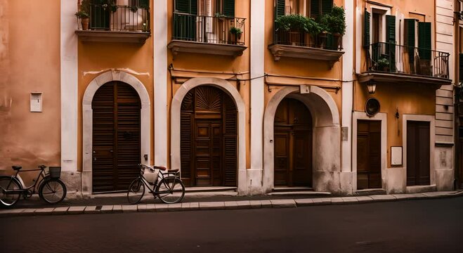 Trastevere district in Rome.