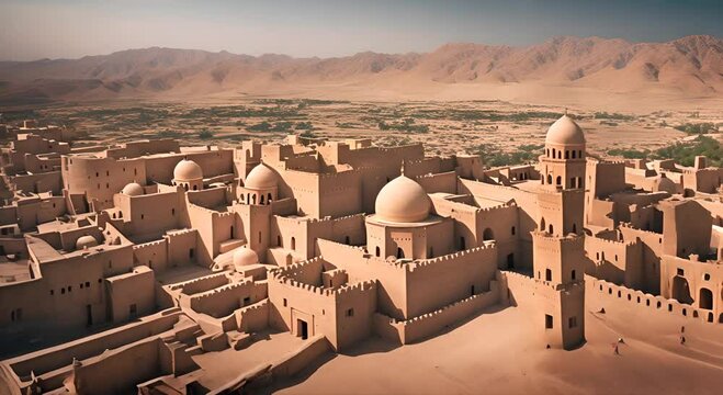 City with Arabic style.