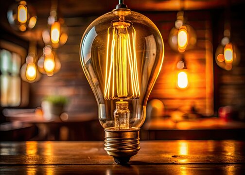 retro styled dimmed sylvania bulb warm yellow glow 1950s inspired nostalgic mood cinematic motion blur warm tone film grain