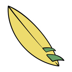 Summer Beach Sea Ocean Illustration Vintage Design Flat Vector