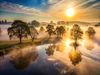 Obraz premium Misty Morning Shadows