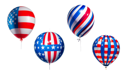 American independent day balloons