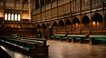 Fictional video from the House of Commons, England.