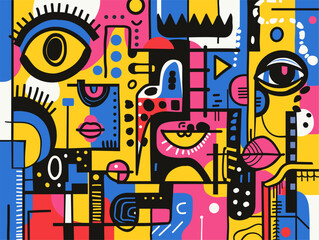 AI-Empowered Abstract Art: Where Technology Meets Creativity