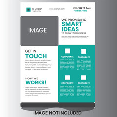 CREATIVE MINIMAL SIMPLE BUSINESS MODERN A4 SINGLE SIDED FLYER DESIGN TEMPLATE