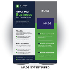 CREATIVE MINIMAL SIMPLE BUSINESS MODERN A4 SINGLE SIDED FLYER DESIGN TEMPLATE