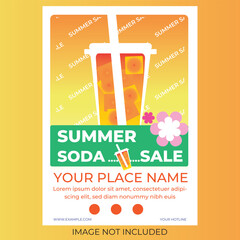 CREATIVE MINIMAL SIMPLE BUSINESS MODERN A4 SINGLE SIDED FLYER DESIGN TEMPLATE