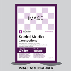 CREATIVE MINIMAL SIMPLE BUSINESS MODERN A4 SINGLE SIDED FLYER DESIGN TEMPLATE