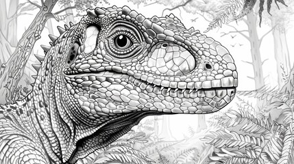 This coloring book is perfect for dinosaur enthusiasts of all ages, with its captivating illustrations and engaging designs.