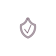 antivirus outline icon. Linear vector from internet security concept. Thin line antivirus icon isolated on white background