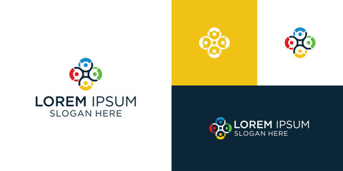 Logo for a community or company that promotes teamwork