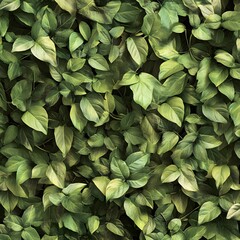 Green leaves background