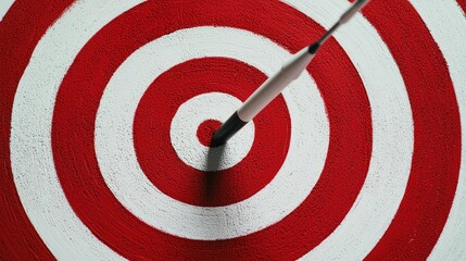 Explain how this bullseye image can be used in a coaching or mentoring context, symbolizing the clarity and focus needed to guide others toward their goals