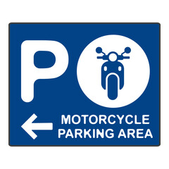 No motorcycles allowed, flat logo