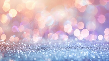 The Glittering Bokeh Background