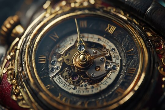Time start with old chronometer