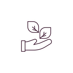 Fototapeta premium pedunculate outline icon. Linear vector from nature concept. Thin line pedunculate icon isolated on white background