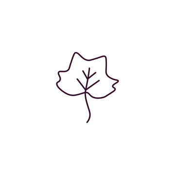 recommend clip art: briar leaf outline icon. Linear vector from nature concept. Thin line briar leaf icon isolated on white background