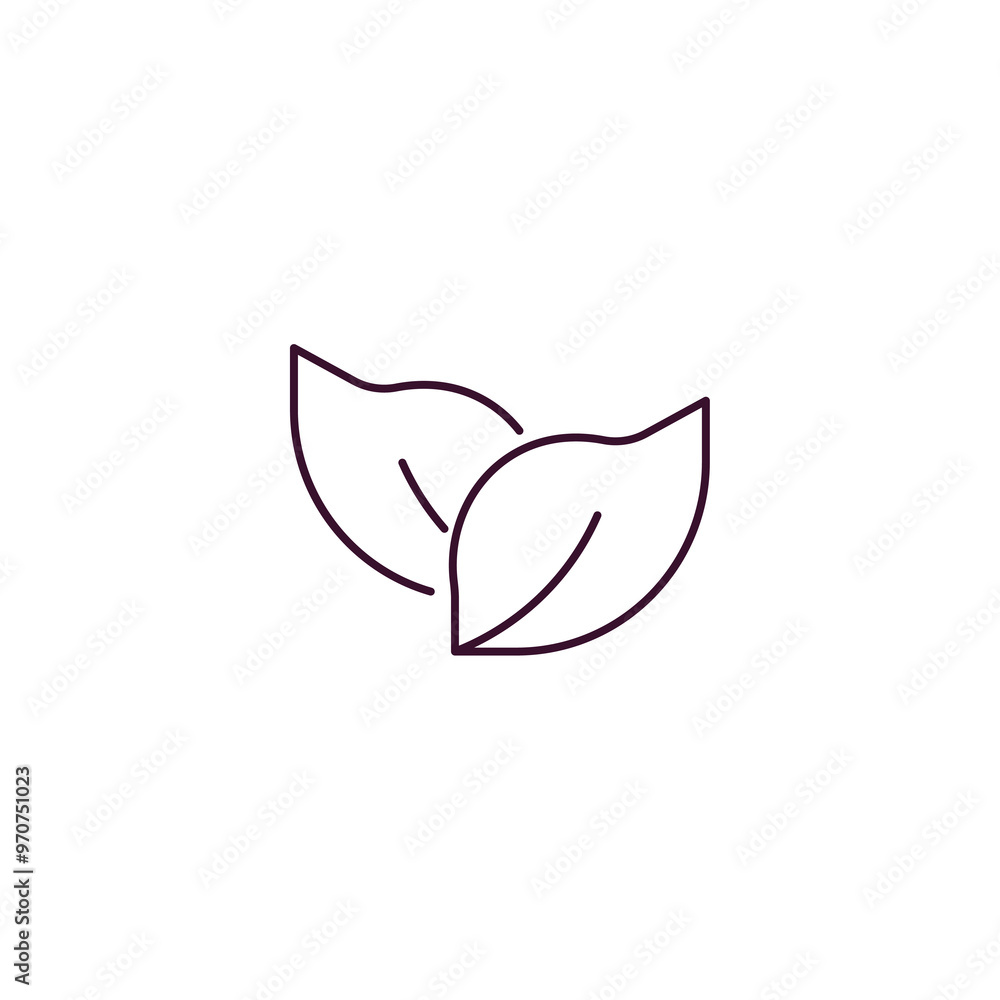 Aufkleber landscape inside frame outline icon. linear vector from nature concept. thin line landscape inside f
