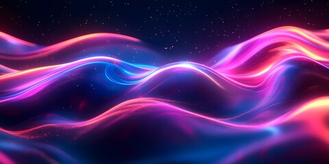 Fototapeta premium Glare simple dynamic geometric background