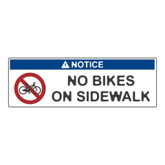 No bicycles, flat logo