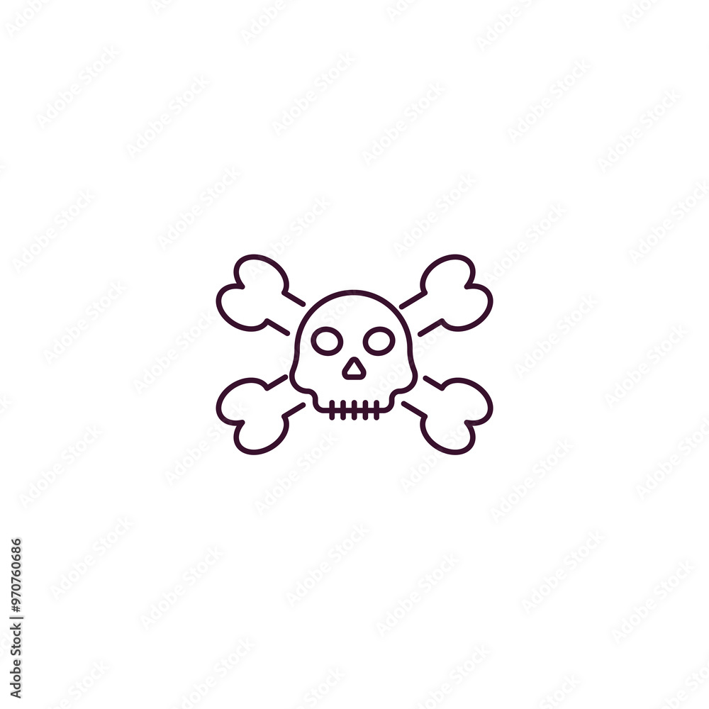 Poster ship engine propeller outline icon. linear vector from nautical concept. thin line ship engine prope